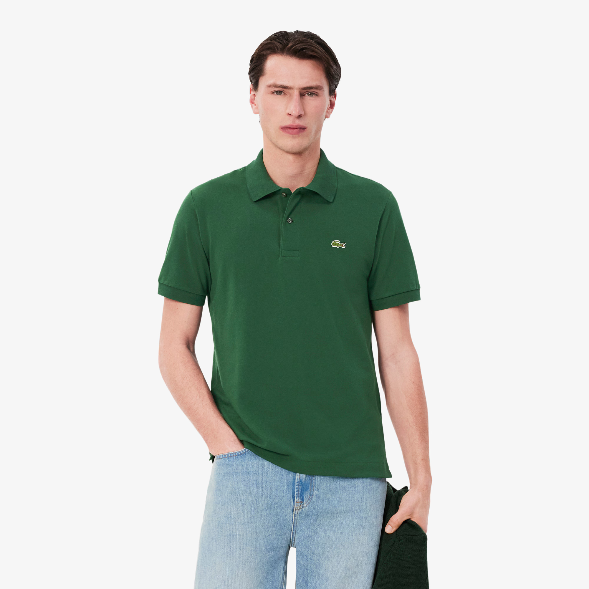 Lightweight piqué polo shirt