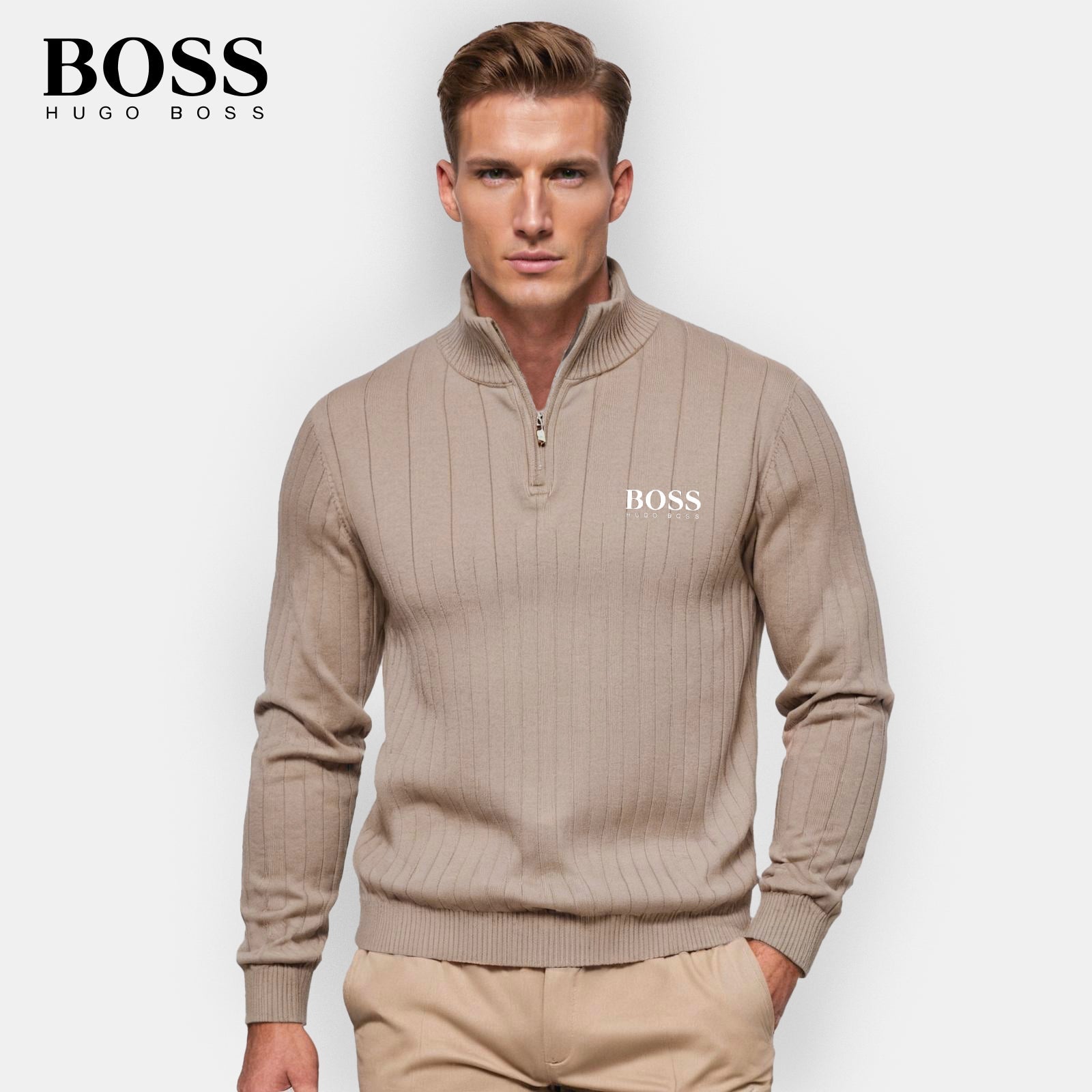 HB Zip-up sweater (CLEARANCE) + FREE Gift